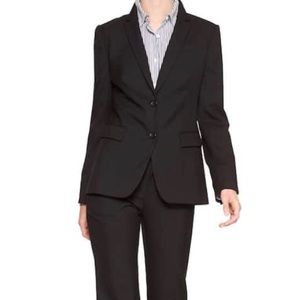NWT Banana Republic Black Blazer Suit Jacket 4P